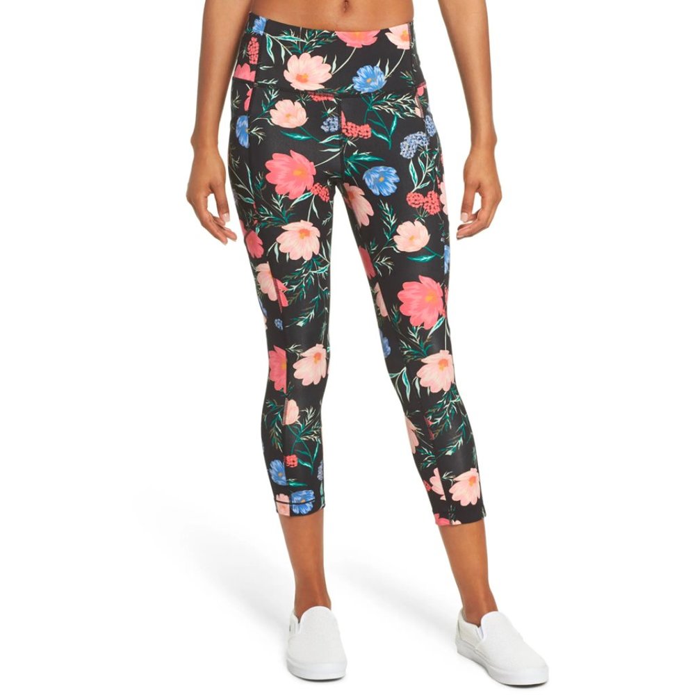 Kate Spade 🎀 Women’s Blossom Studio Legging Black XS - Picture 1 of 10